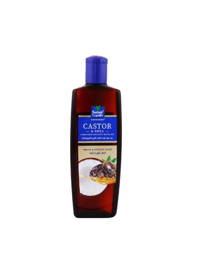 Parachute Castor and Shea Enriched Coconut Hair Oil, 200 ml